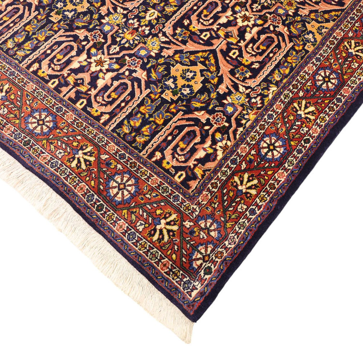 Tapis persan - Classique - 158 x 104 cm - rouge foncé
