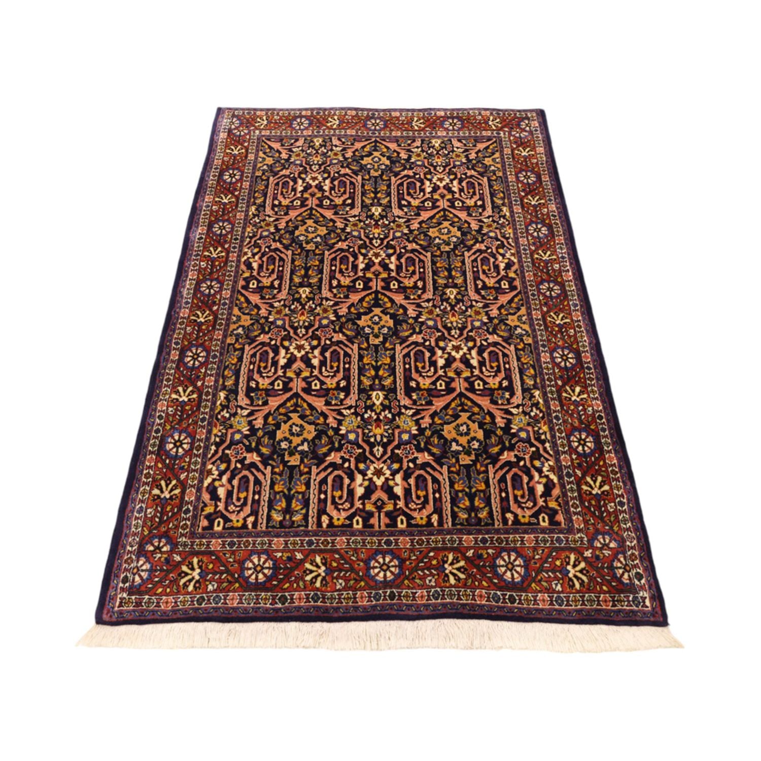 Tapis persan - Classique - 158 x 104 cm - rouge foncé