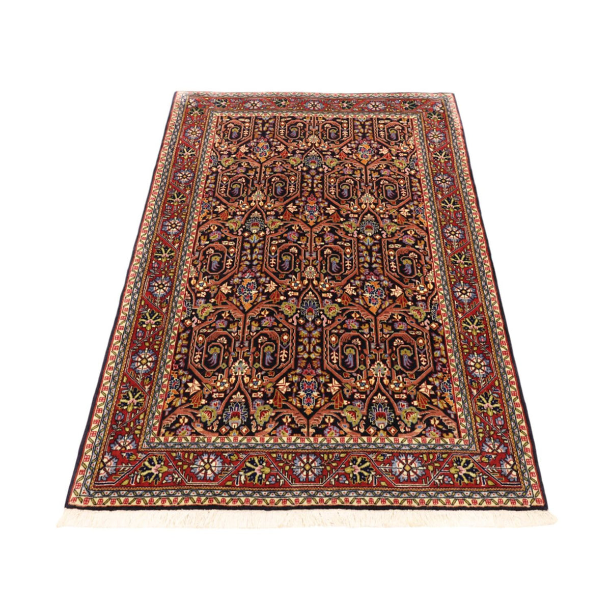 Tapis persan - Classique - 147 x 103 cm - rouge foncé
