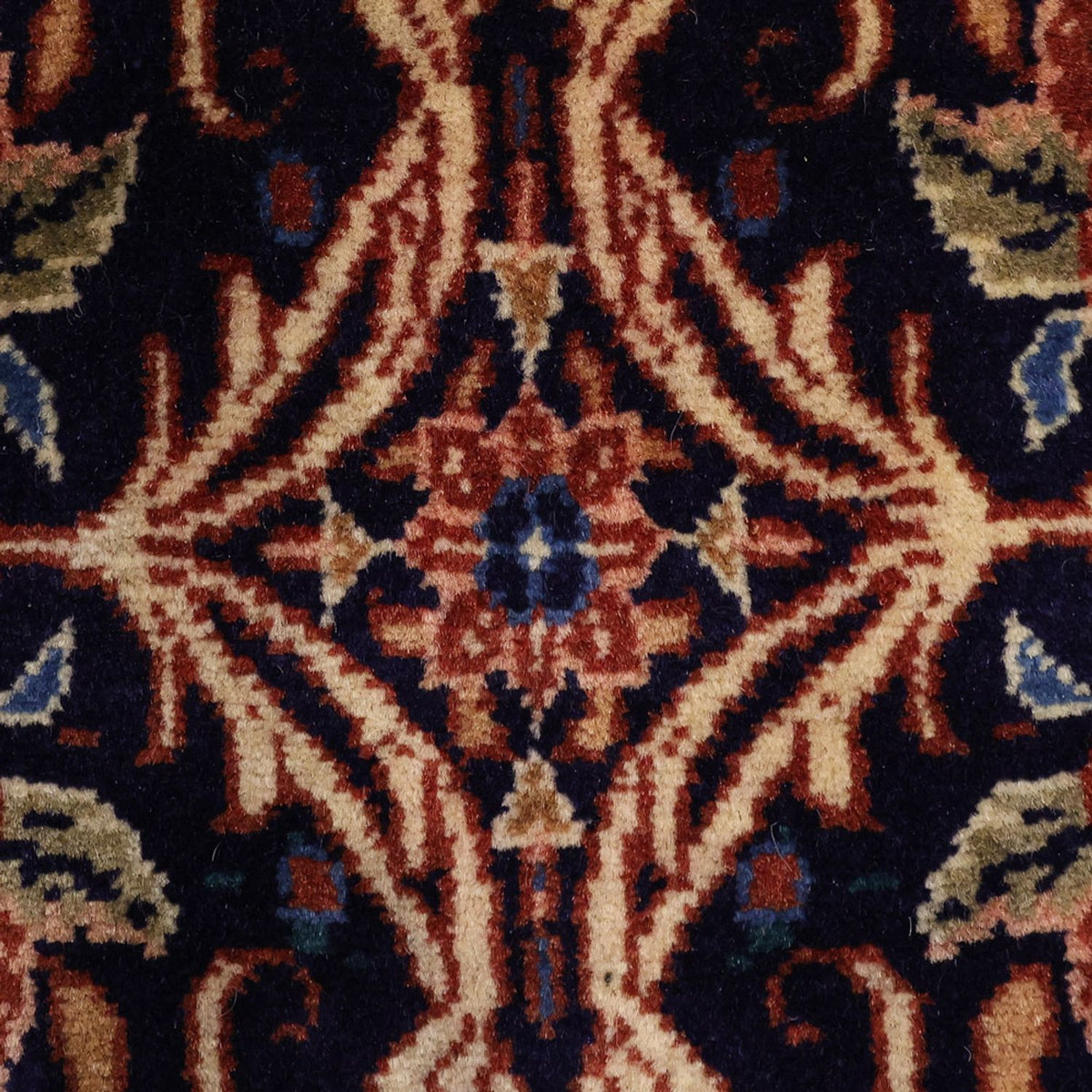 Tapis persan - Bidjar - Royal - 161 x 113 cm - bleu foncé