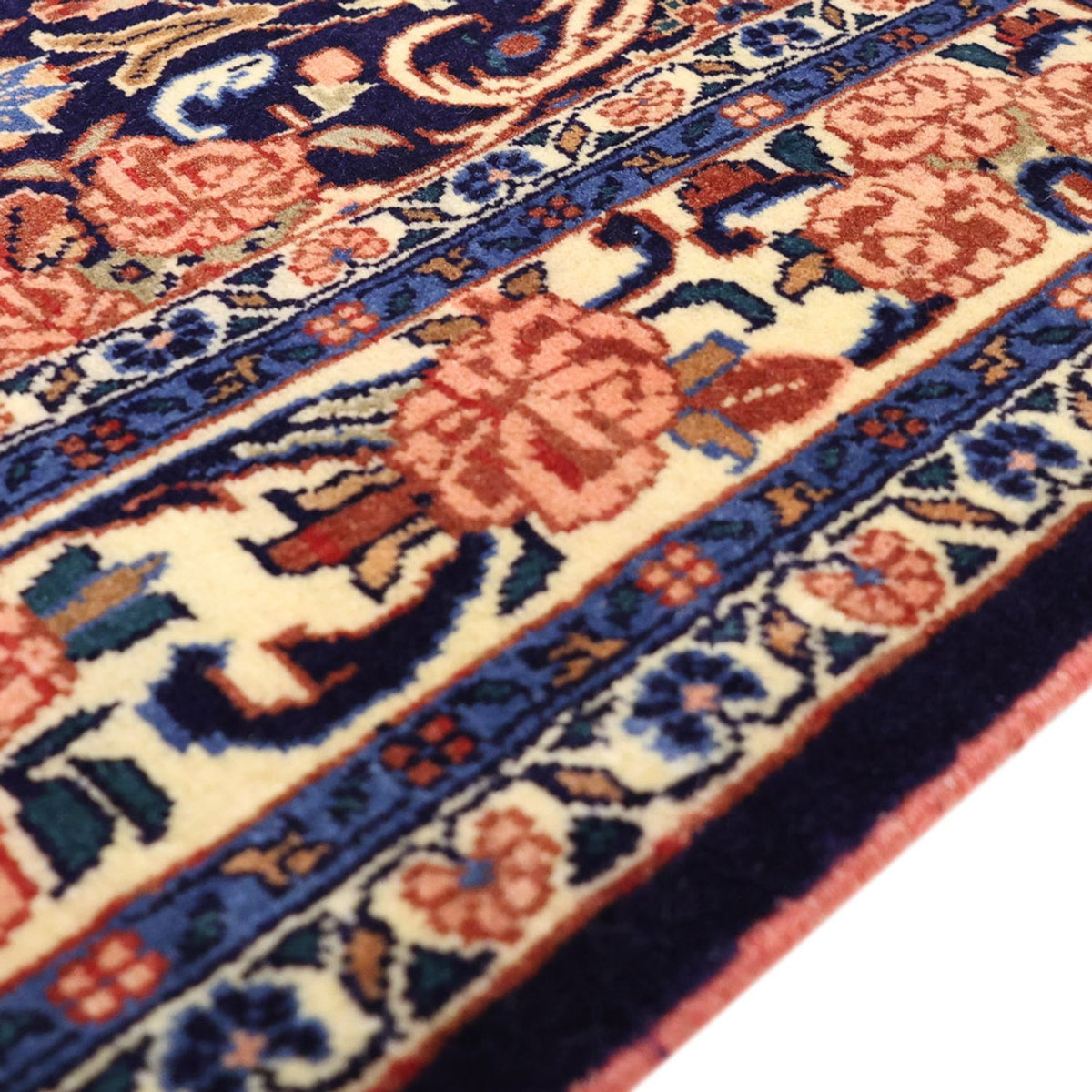 Tapis persan - Bidjar - Royal - 161 x 113 cm - bleu foncé