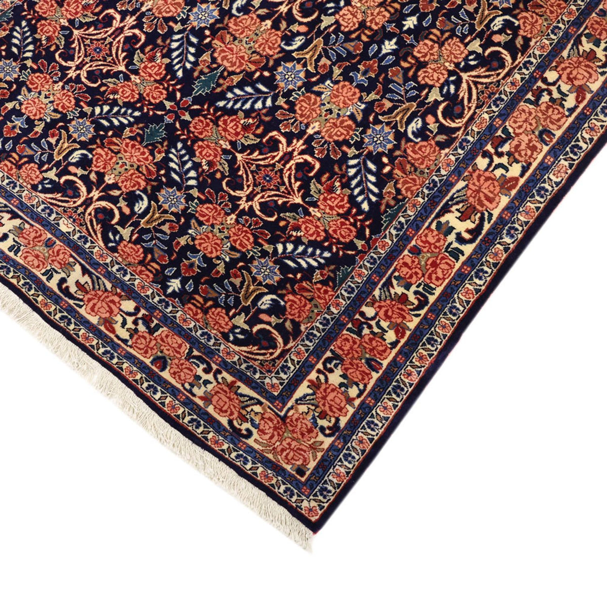 Tapis persan - Bidjar - Royal - 161 x 113 cm - bleu foncé