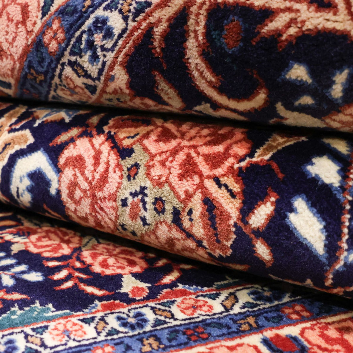 Tapis persan - Bidjar - Royal - 161 x 113 cm - bleu foncé