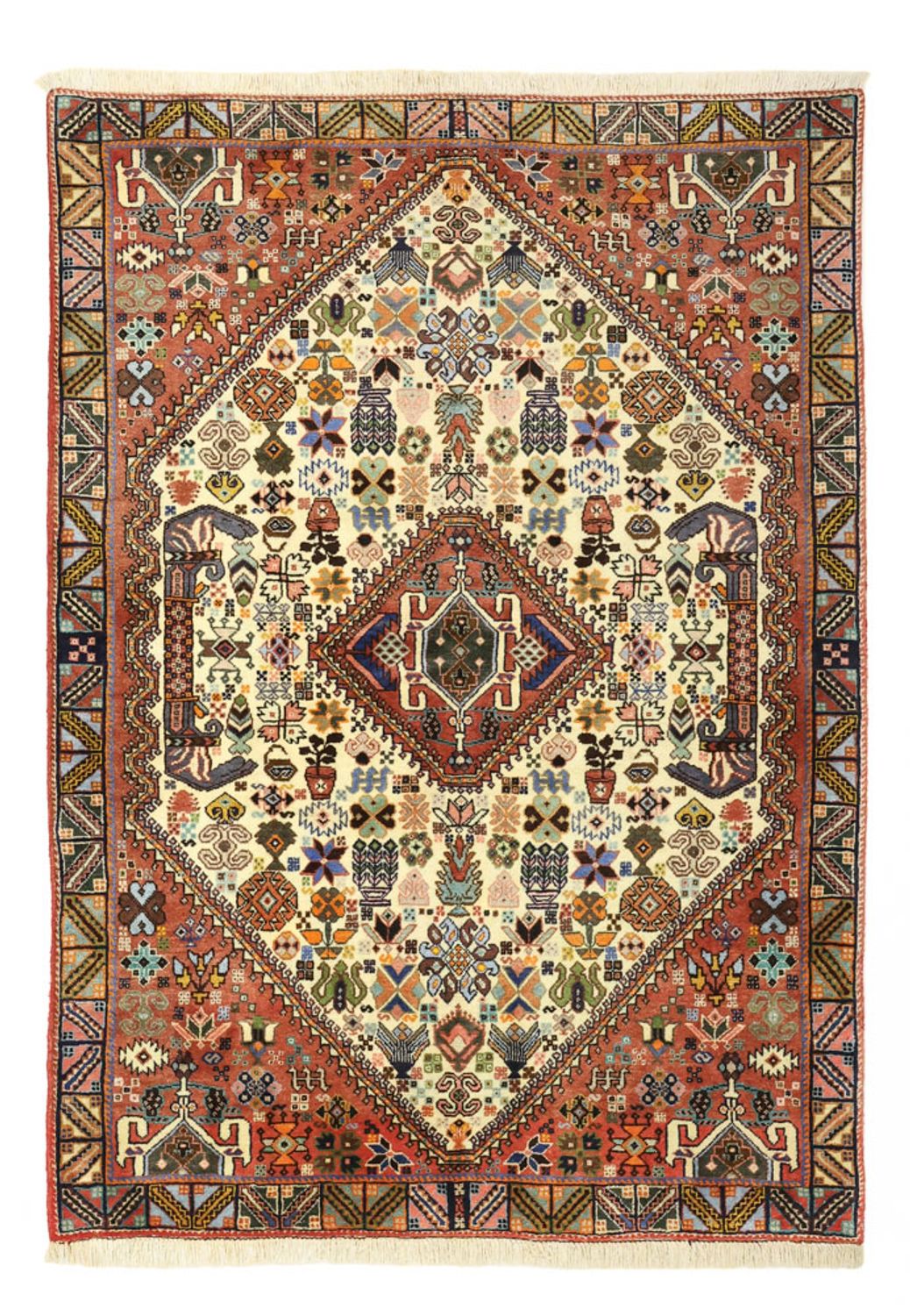 Tapis persan - Nomadic - 147 x 102 cm - multicolore