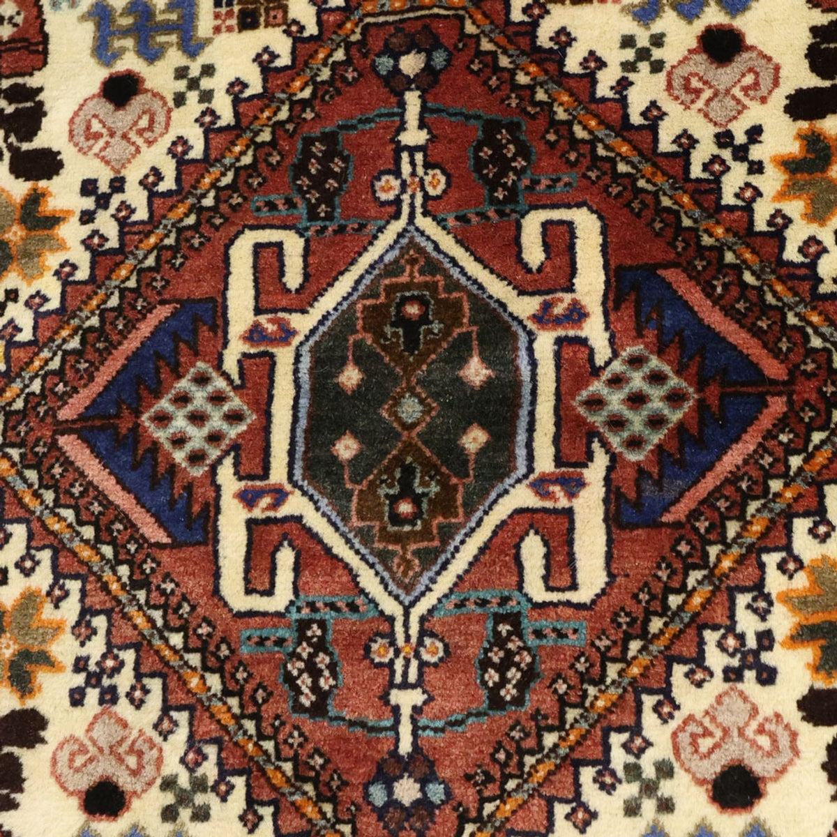 Tapis persan - Nomadic - 147 x 102 cm - multicolore