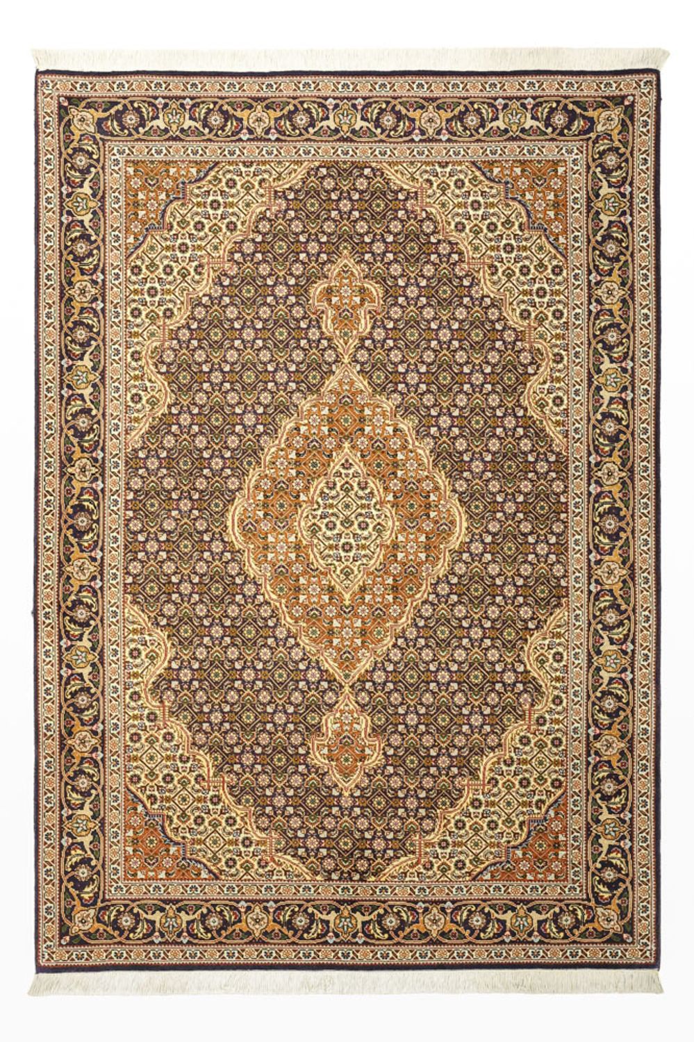 Tapis persan - Tabriz - Royal - 152 x 104 cm - beige foncé