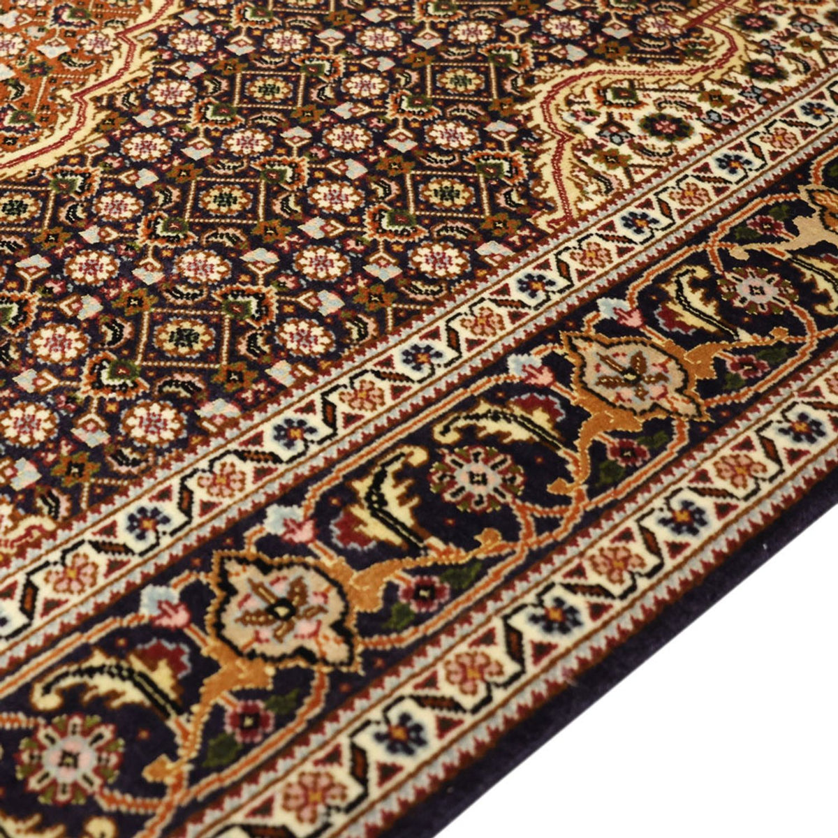 Tapis persan - Tabriz - Royal - 152 x 104 cm - beige foncé
