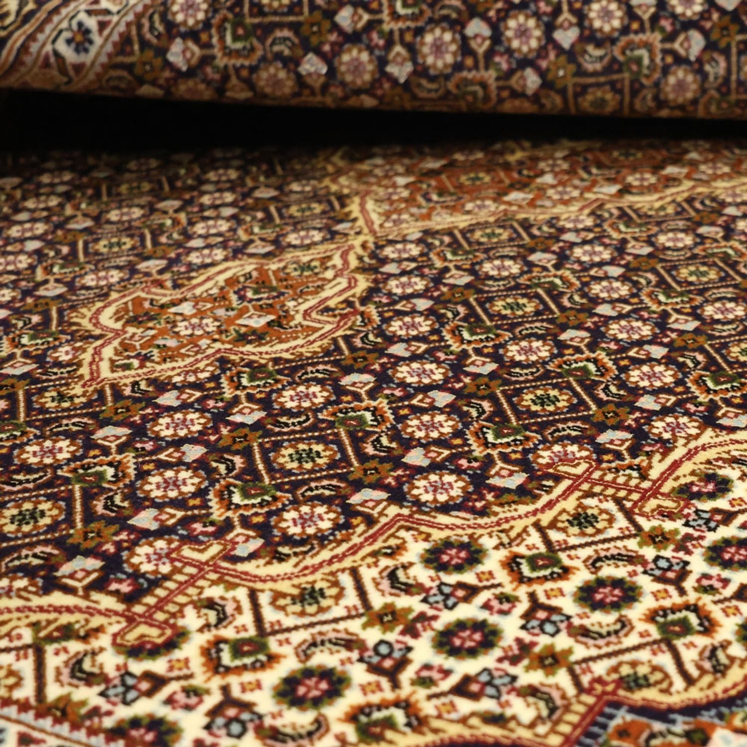 Tapis persan - Tabriz - Royal - 152 x 104 cm - beige foncé