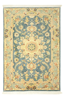 Tapis persan - Tabriz - Royal - 118 x 81 cm - bleu clair