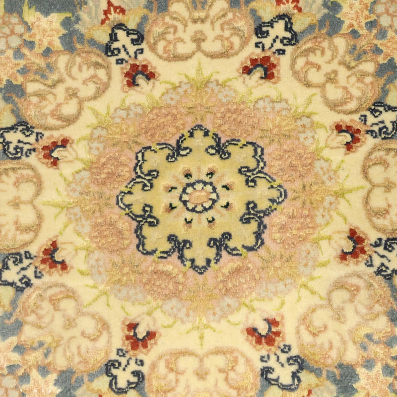 Tapis persan - Tabriz - Royal - 118 x 81 cm - bleu clair