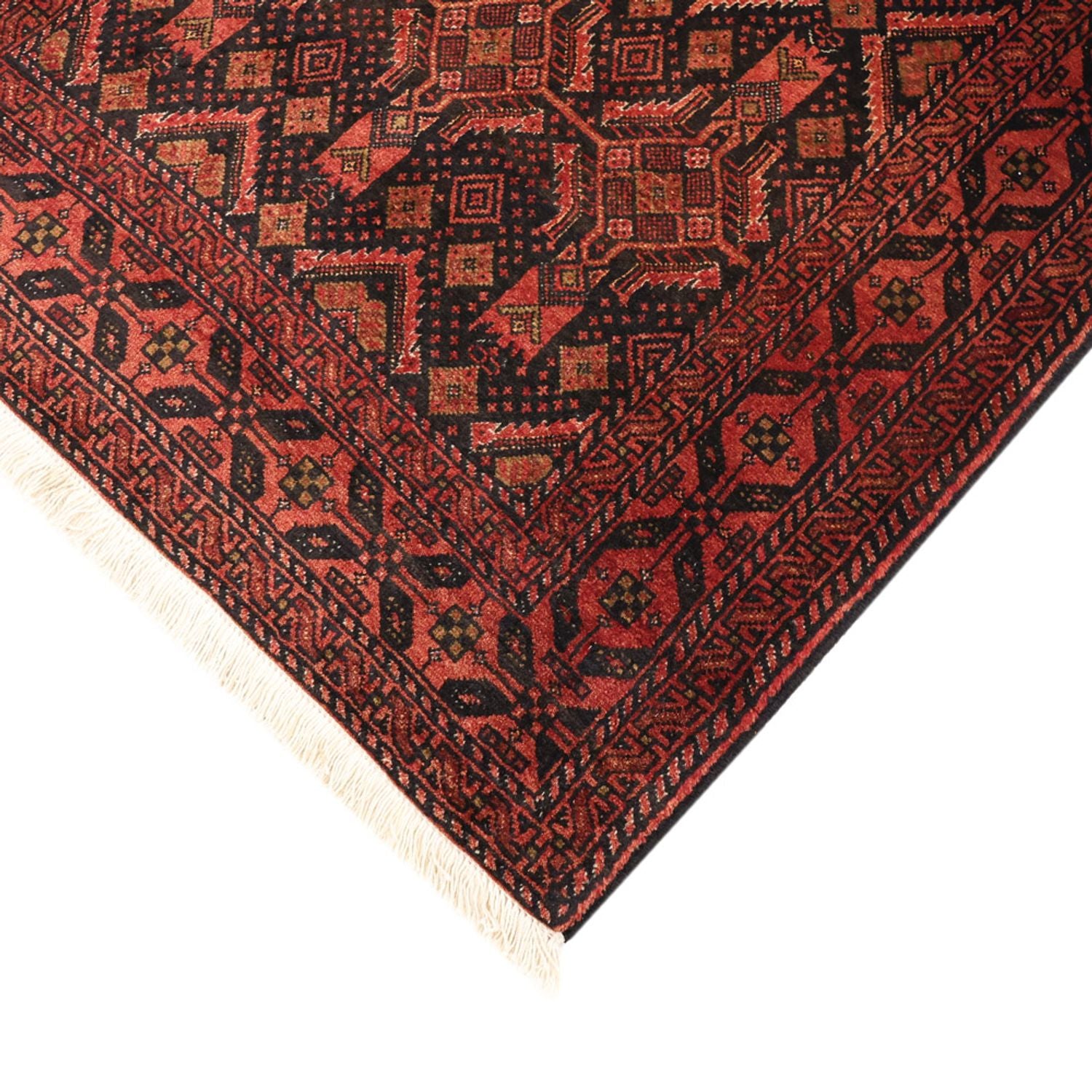 Tapis de couloir Tapis Belutsch - 205 x 105 cm - rouge foncé