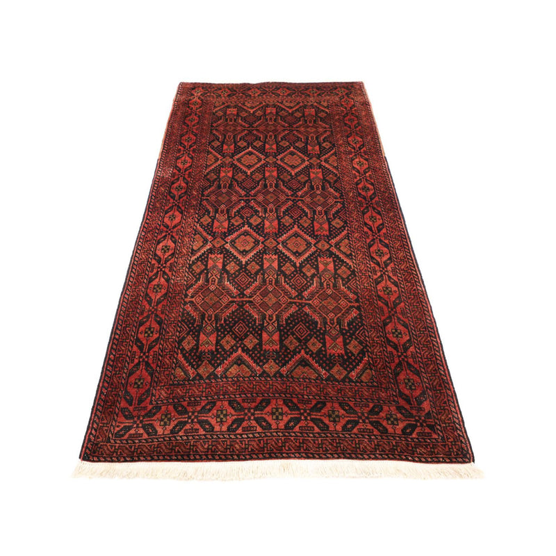 Tapis de couloir Tapis Belutsch - 205 x 105 cm - rouge foncé