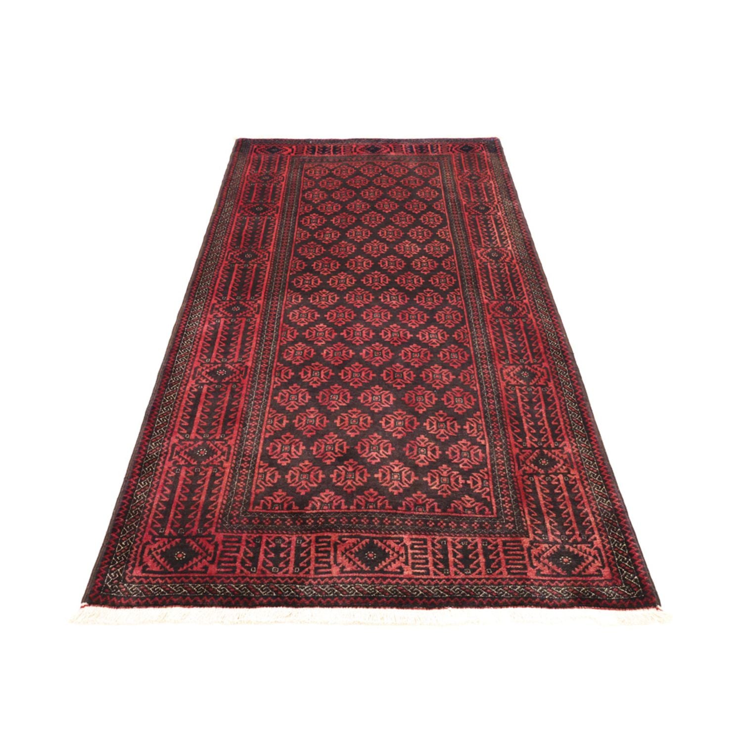 Tapis de couloir Tapis Belutsch - 207 x 111 cm - bleu foncé