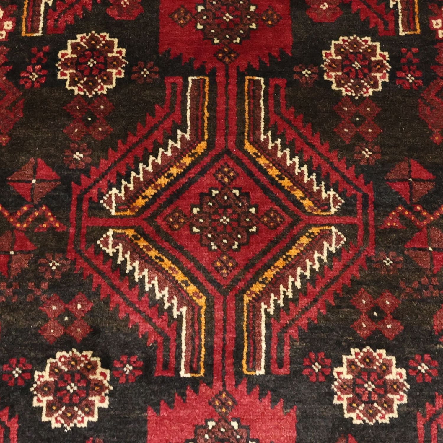 Tapis de couloir Tapis Belutsch - 210 x 105 cm - rouge foncé