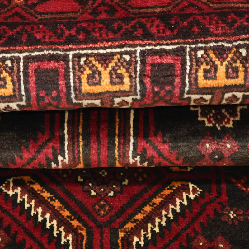 Tapis de couloir Tapis Belutsch - 210 x 105 cm - rouge foncé