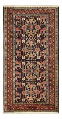 Tapis de couloir Tapis Belutsch - 193 x 100 cm - terracotta