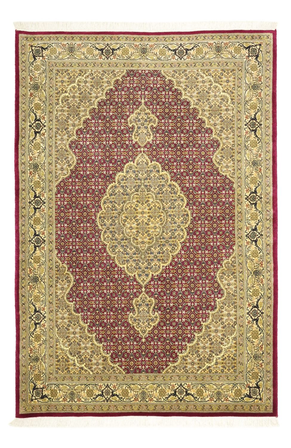 Tapis persan - Tabriz - Royal - 149 x 99 cm - rouge