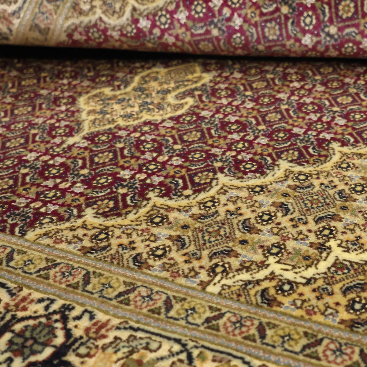 Tapis persan - Tabriz - Royal - 149 x 99 cm - rouge
