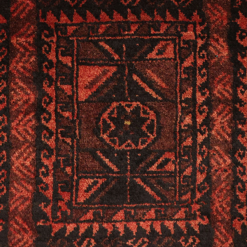 Tapis Belutsch - 205 x 117 cm - rouge foncé