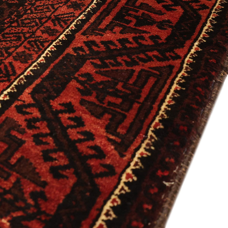 Tapis Belutsch - 205 x 117 cm - rouge foncé