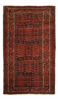 Tapis Belutsch - 188 x 113 cm - rouge foncé