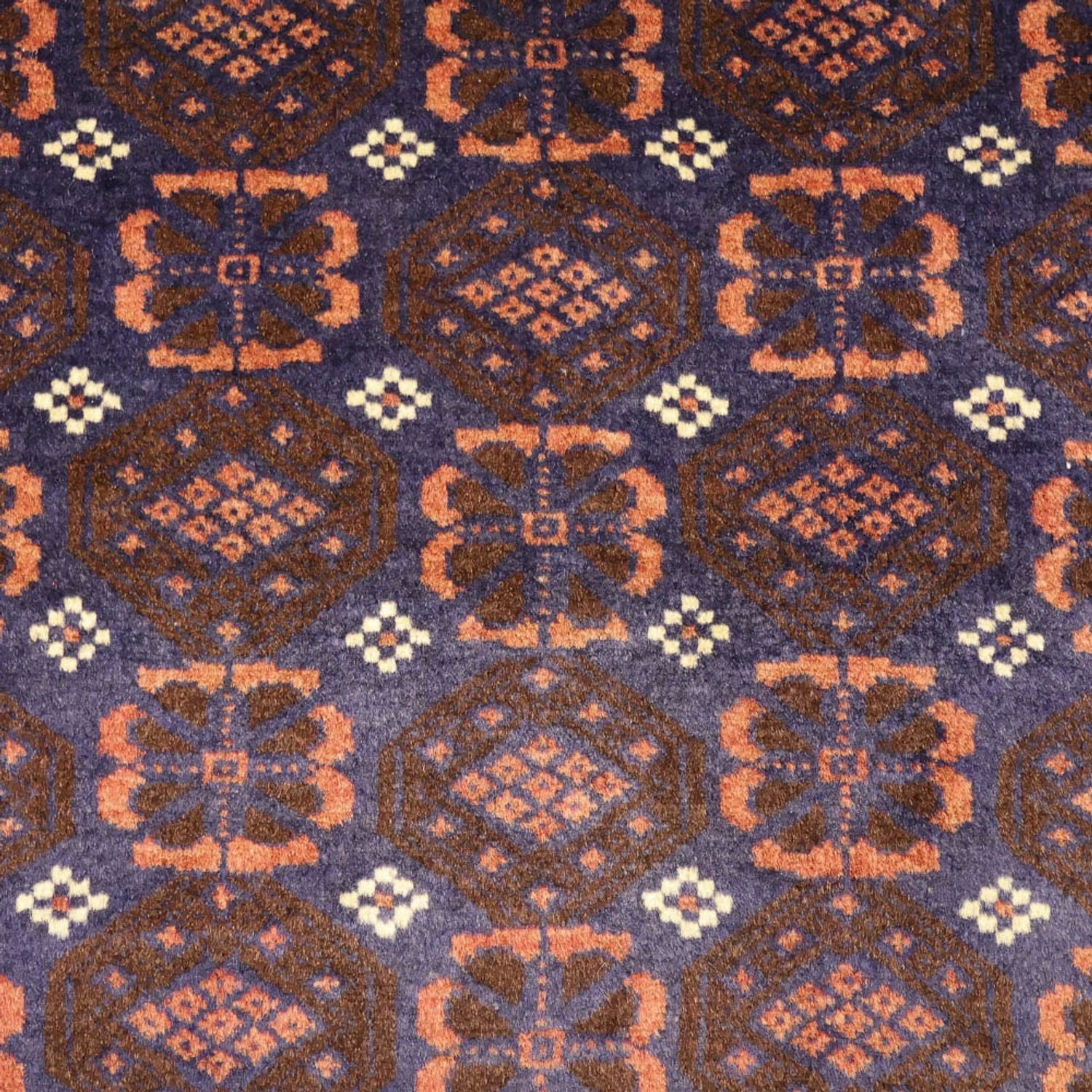 Tapis de couloir Tapis Belutsch - 185 x 100 cm - bleu foncé