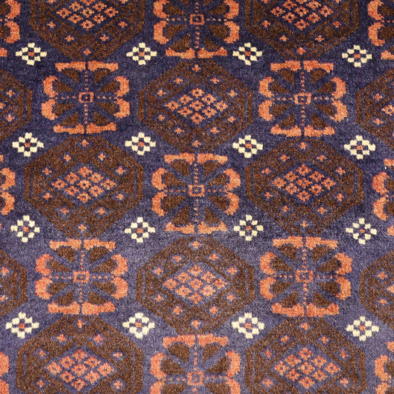 Tapis de couloir Tapis Belutsch - 185 x 100 cm - bleu foncé