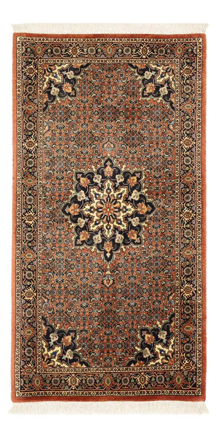 Tapis persan - Bidjar - 136 x 70 cm - beige foncé