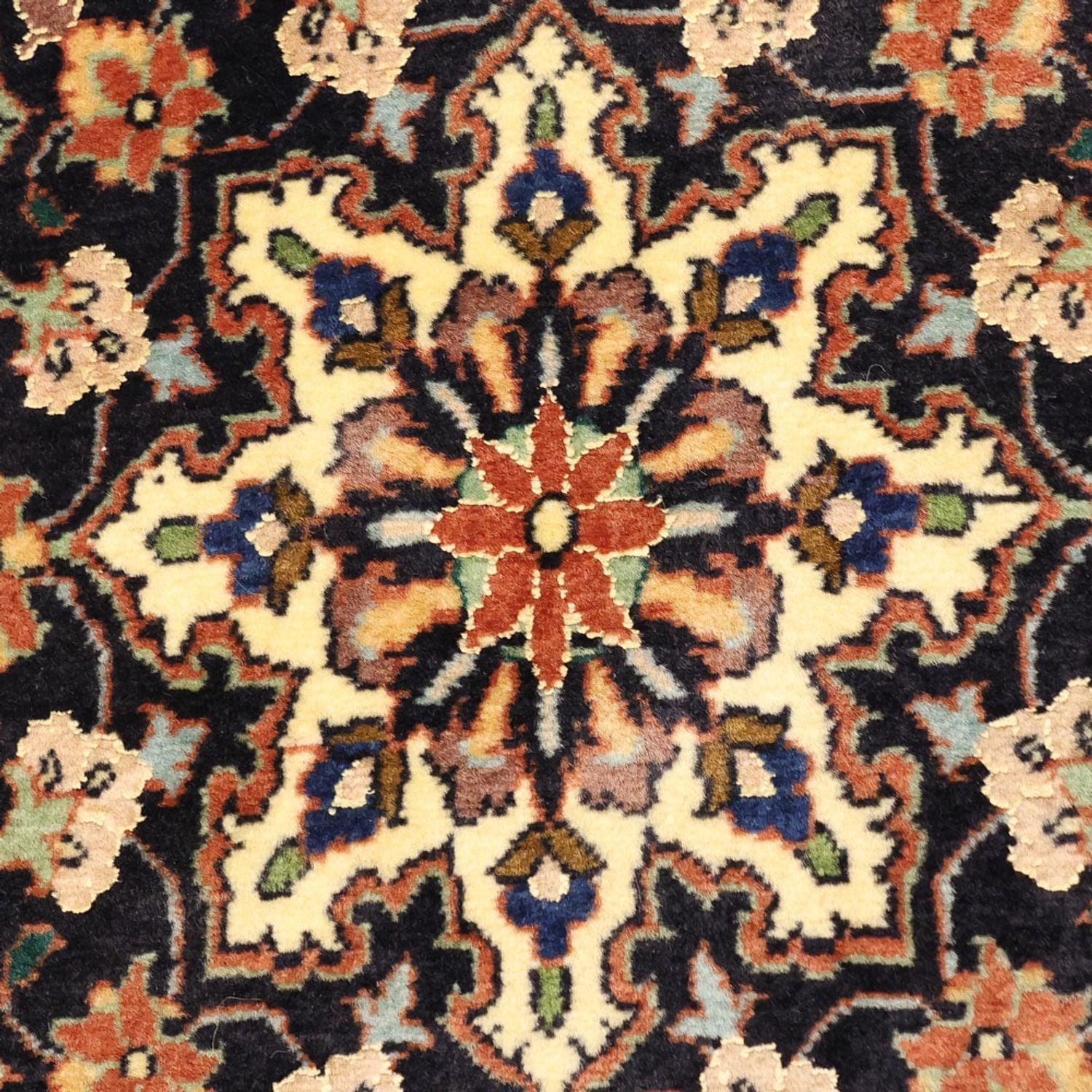 Perserteppich - Bidjar - 136 x 70 cm - dunkelbeige