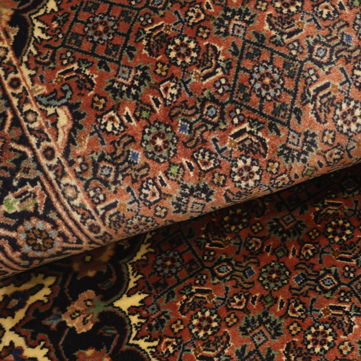 Tapis persan - Bidjar - 140 x 69 cm - beige foncé