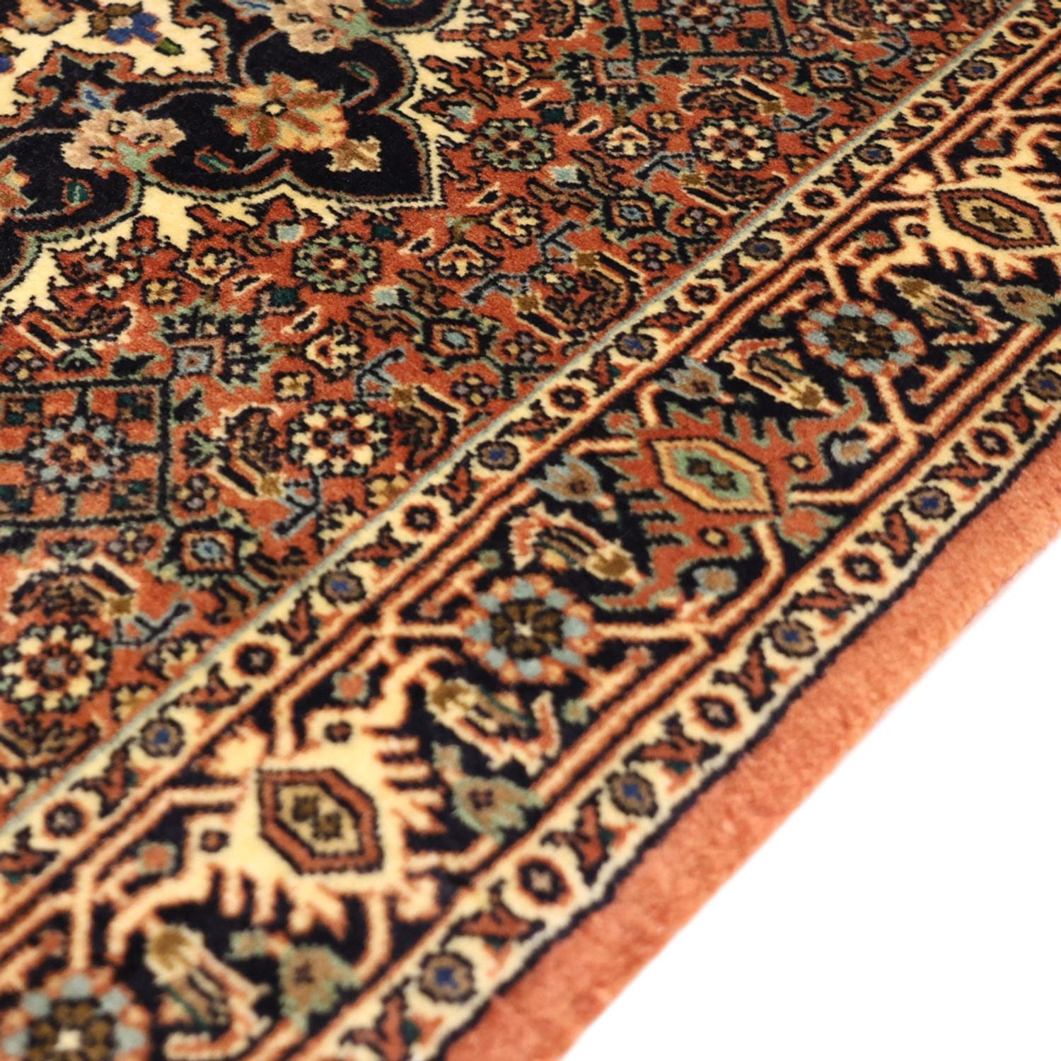 Perserteppich - Bidjar - 139 x 72 cm - dunkelbeige