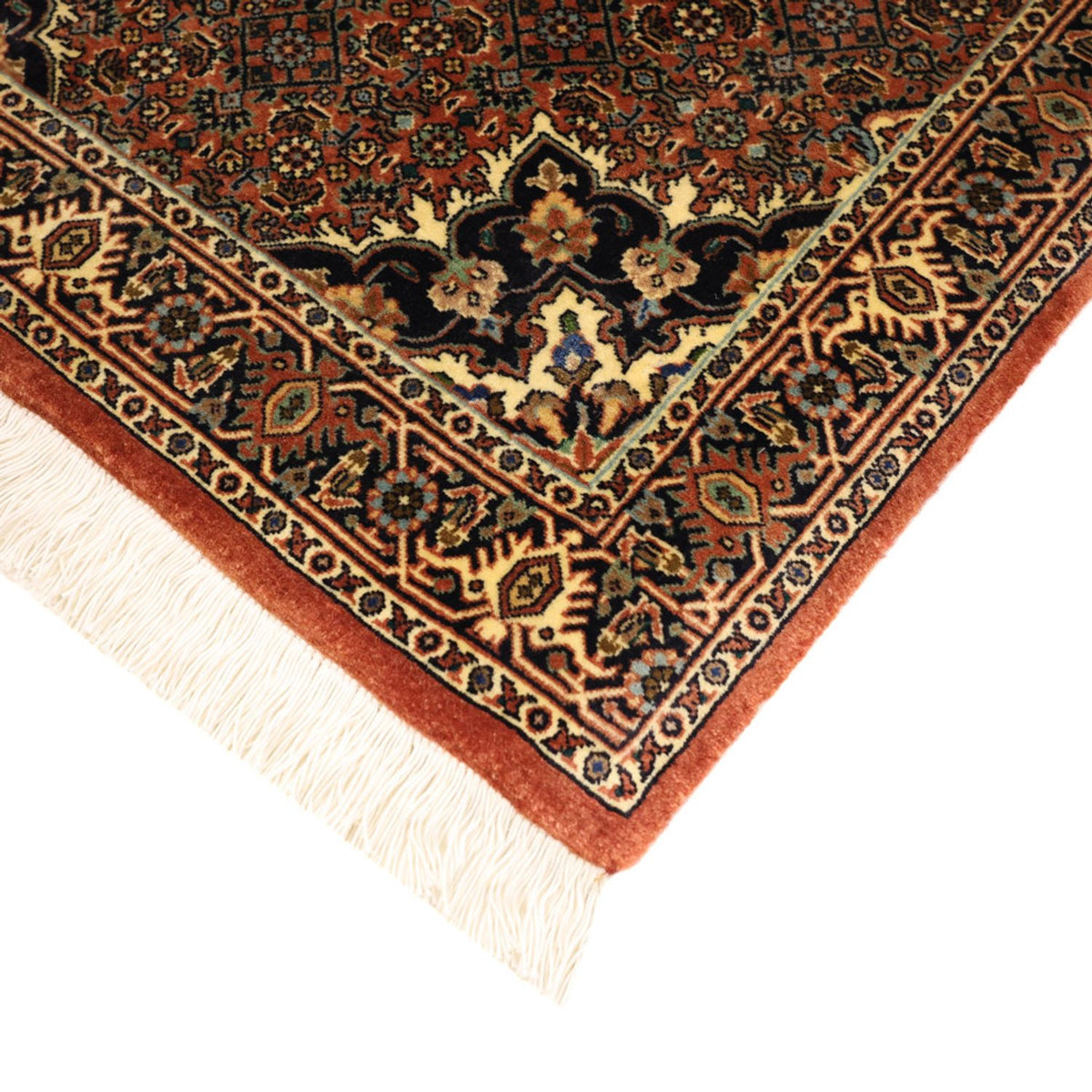Tapis persan - Bidjar - 139 x 72 cm - beige foncé