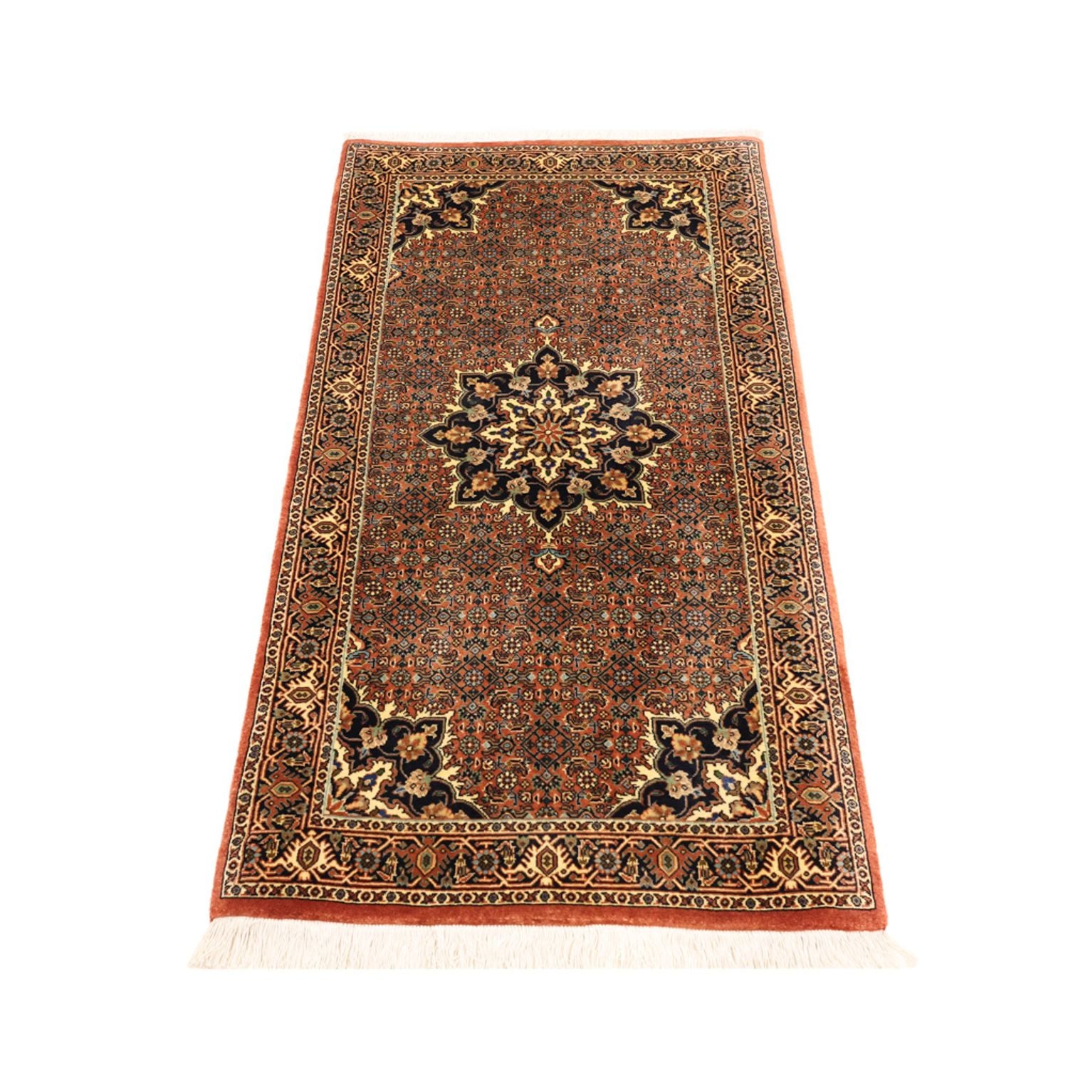 Perserteppich - Bidjar - 139 x 72 cm - dunkelbeige