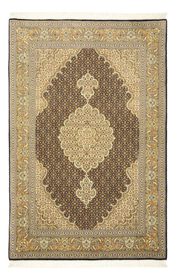 Tapis persan - Tabriz - Royal - 154 x 102 cm - beige foncé