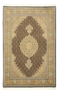 Tapis persan - Tabriz - Royal - 154 x 102 cm - beige foncé