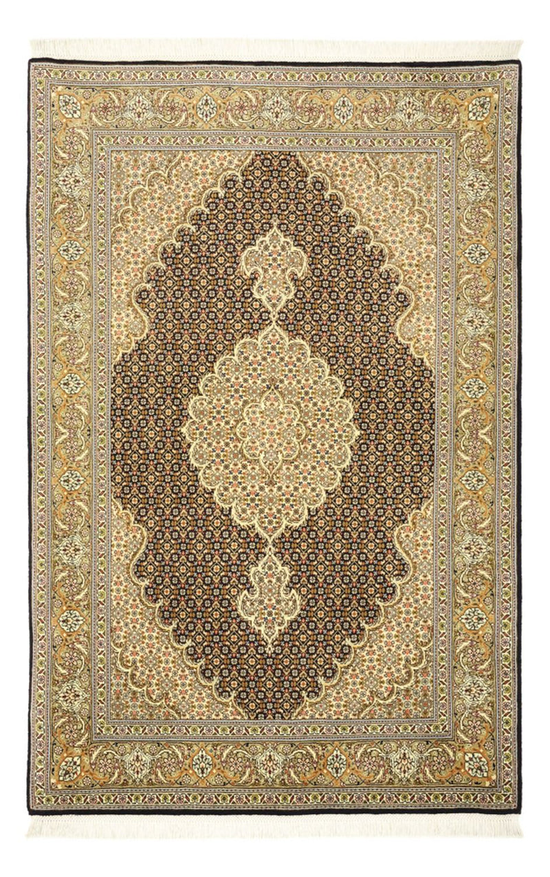 Tapis persan - Tabriz - Royal - 154 x 102 cm - beige foncé