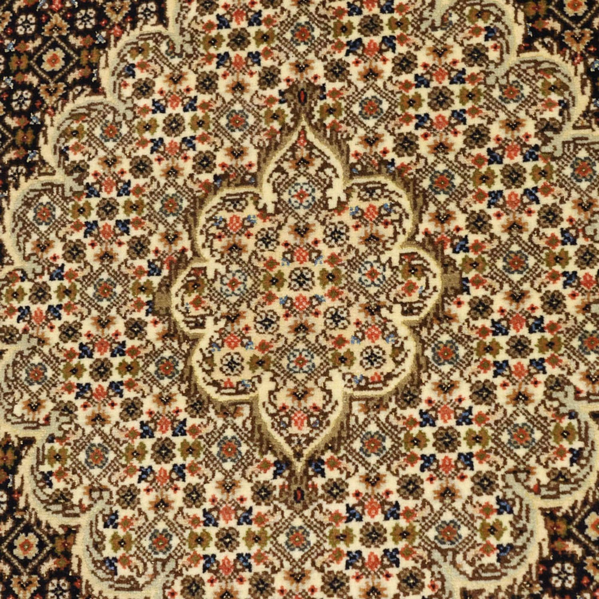 Tapis persan - Tabriz - Royal - 154 x 102 cm - beige foncé