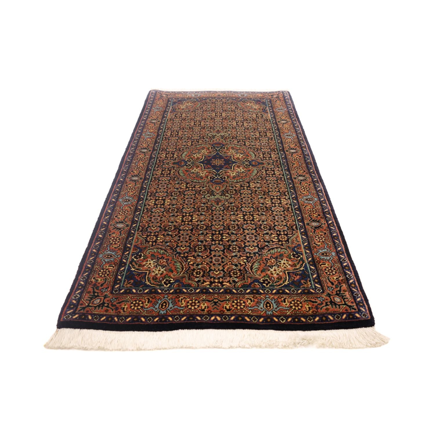 Perserteppich - Bidjar - 147 x 69 cm - dunkelbeige