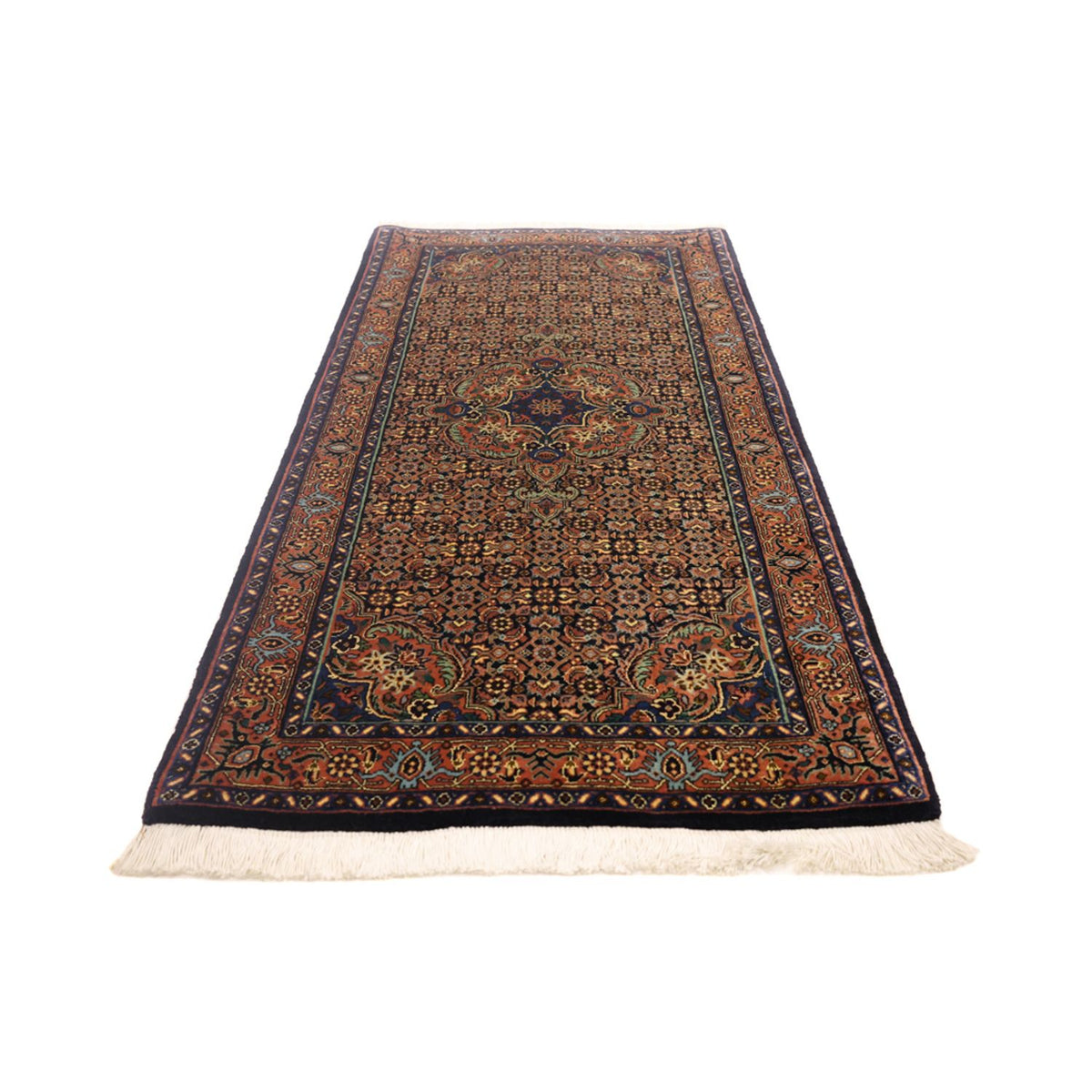 Tapis persan - Bidjar - 147 x 69 cm - beige foncé
