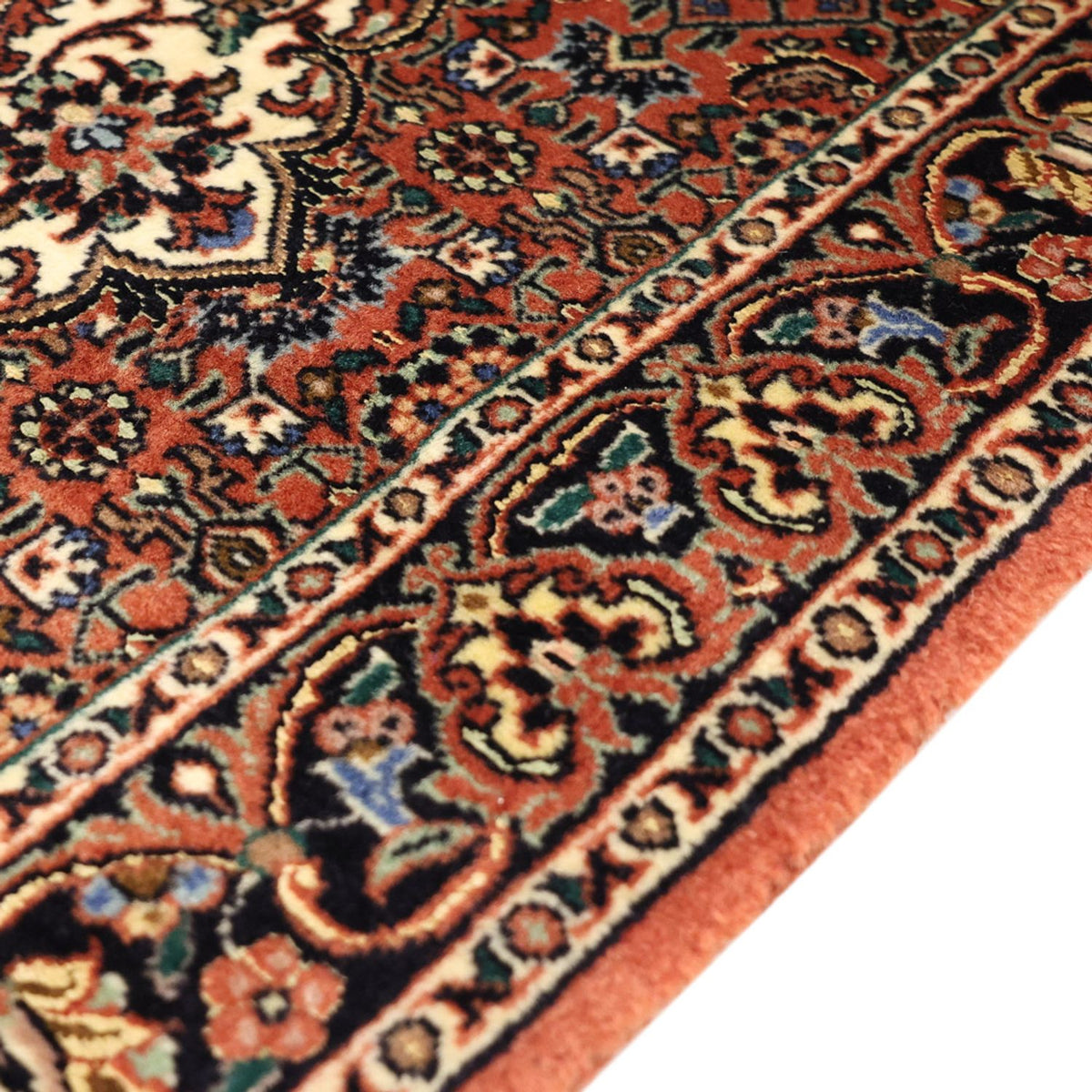 Tapis persan - Bidjar - 141 x 71 cm - rouge foncé