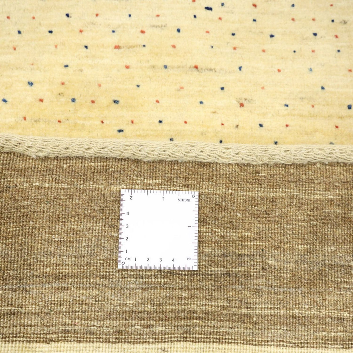 Tapis Gabbeh - Persan Kashkuli - 248 x 178 cm - beige