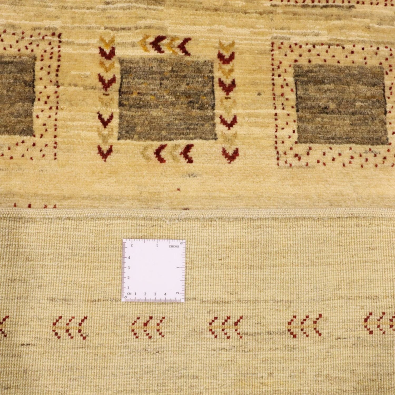 Tapis Gabbeh - Persan Kashkuli - 190 x 116 cm - beige