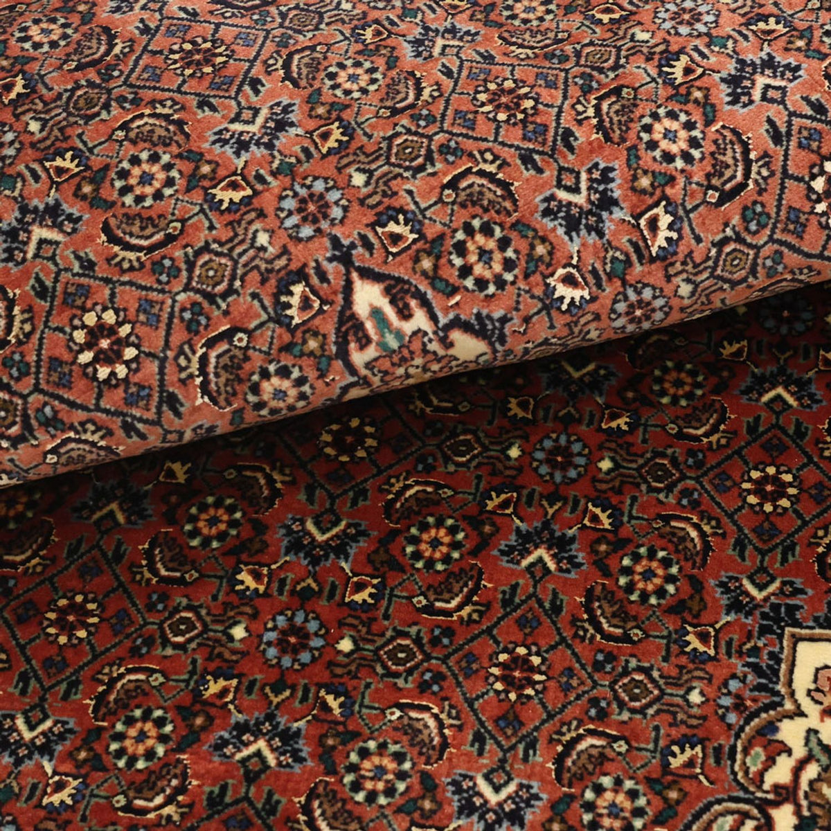 Tapis persan - Bidjar - 146 x 92 cm - rouille