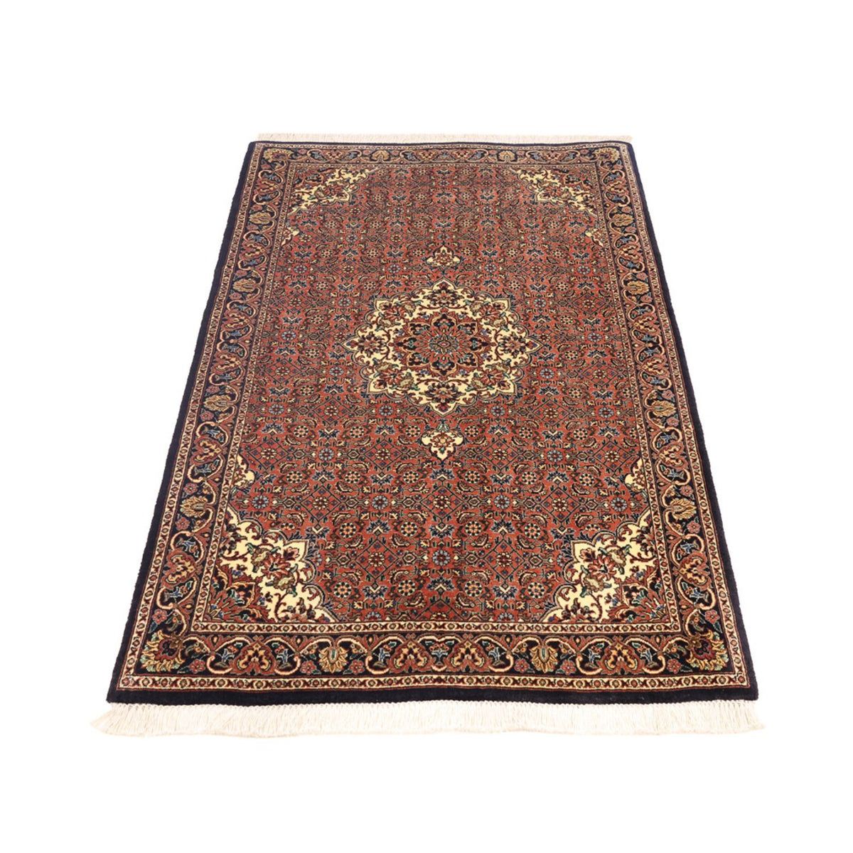 Tapis persan - Bidjar - 146 x 92 cm - rouille