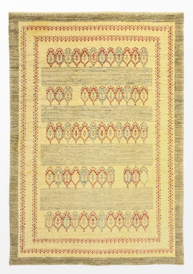 Tapis Gabbeh - Persan Kashkuli - 125 x 87 cm - beige