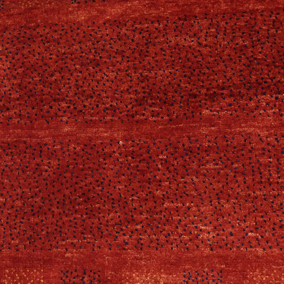 Tapis Gabbeh - Persan Kashkuli carré  - 112 x 101 cm - rouge foncé