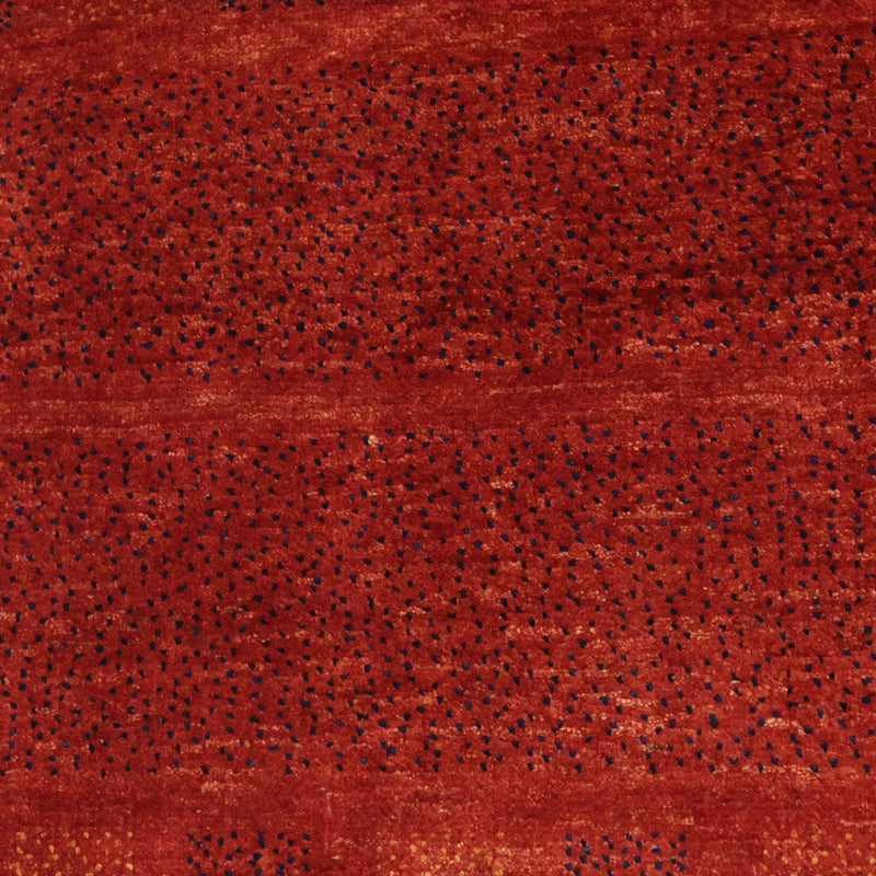 Gabbeh Teppich - Kaschkuli Perser quadratisch  - 112 x 101 cm - dunkelrot