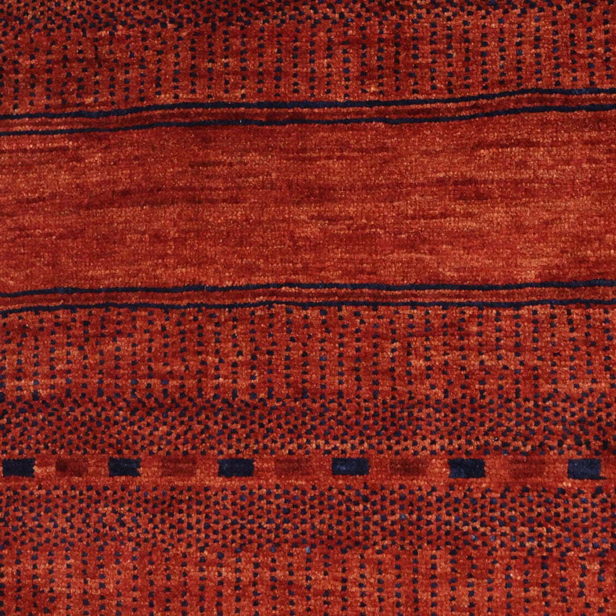 Tapis Gabbeh - Persan Kashkuli - 100 x 80 cm - rouge foncé