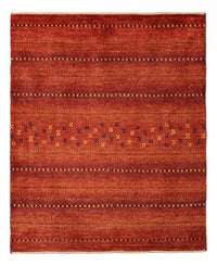 Tapis Gabbeh - Persan Kashkuli - 122 x 98 cm - rouge