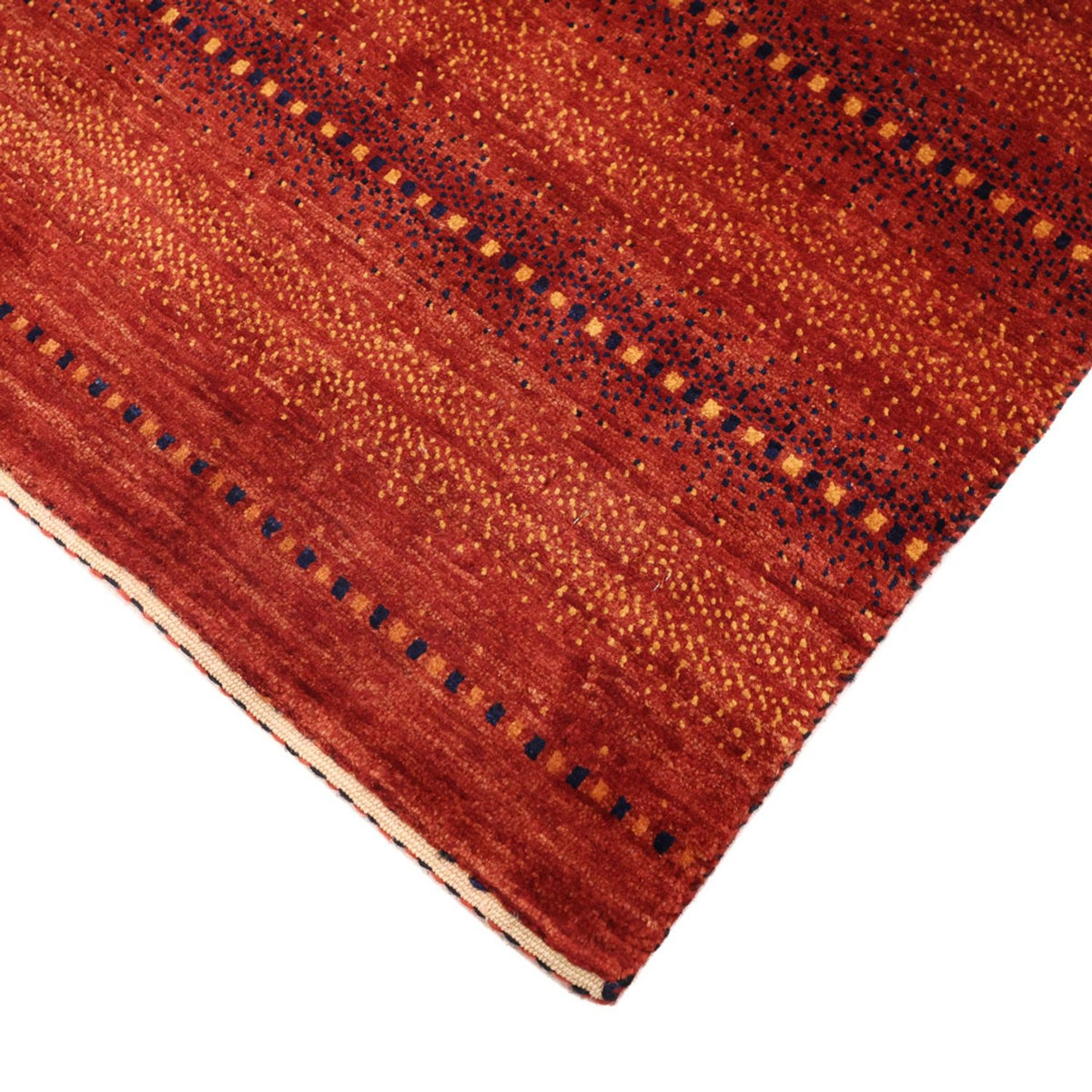 Tapis Gabbeh - Persan Kashkuli - 122 x 98 cm - rouge